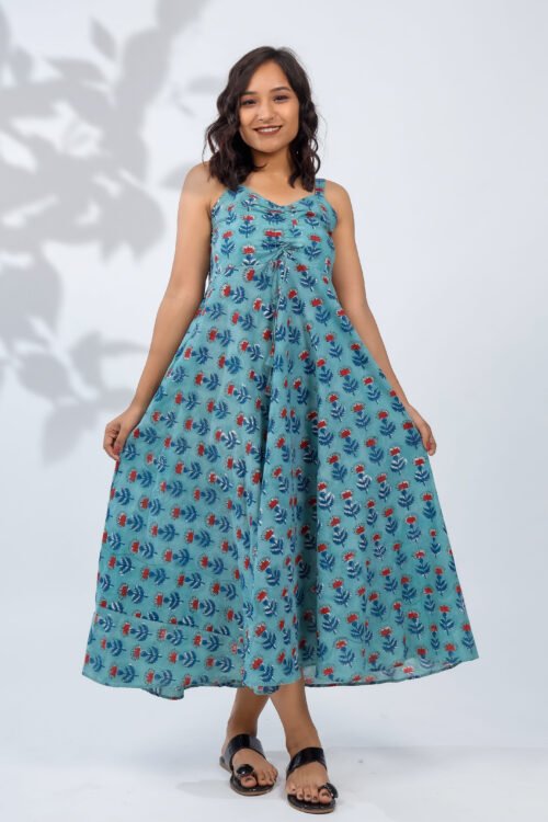 SEA OF CARNATION DAYDRESS