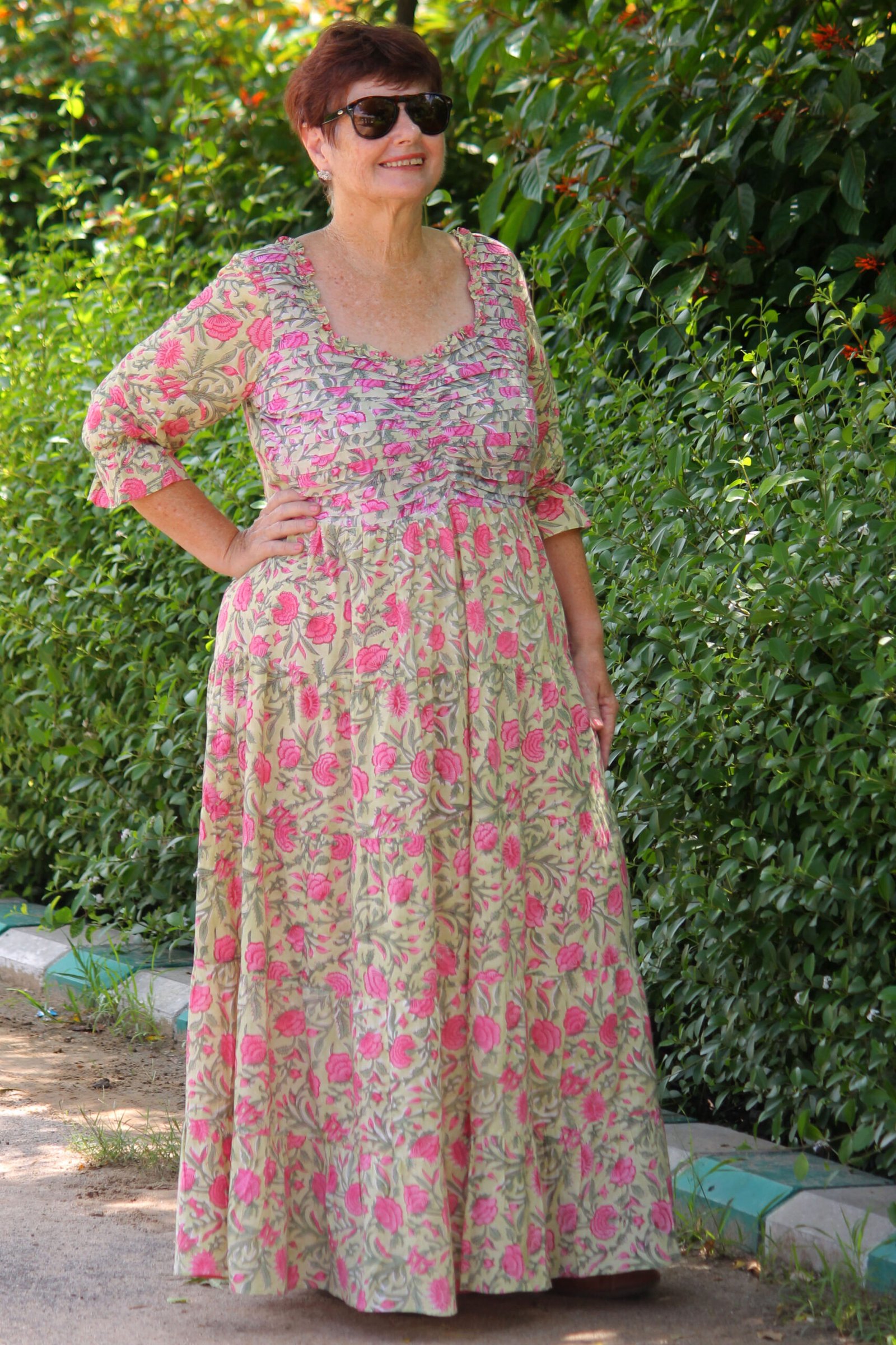 PINK DAHLIA SWEETHEART MAXI DRESS