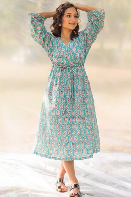 INDIAN DAFFODIL KAFTAAN DRESS