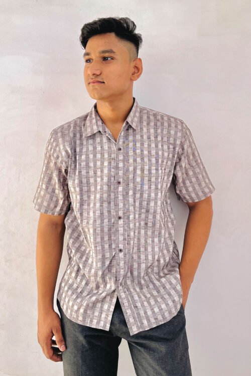 BOBS CHOICE CHECKED SHIRT SHORT SL