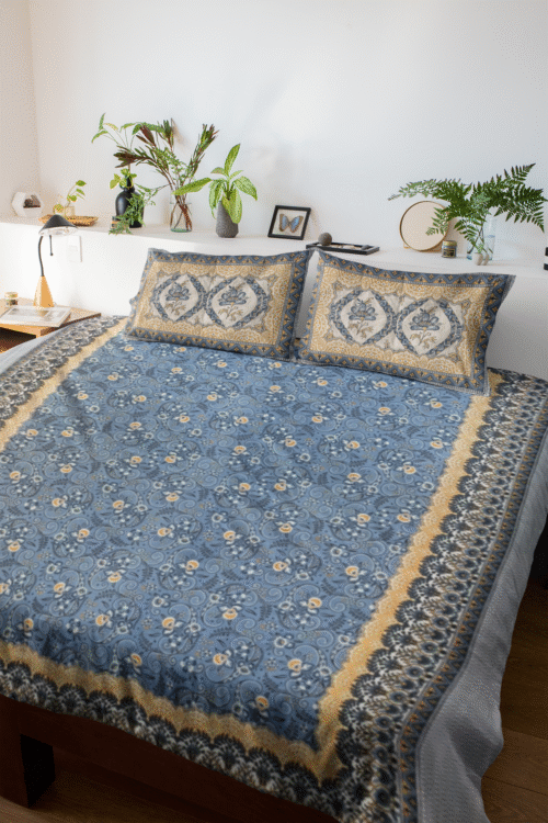 JAIPURI COTTON SCREEN PRINTED BEDSHEET
