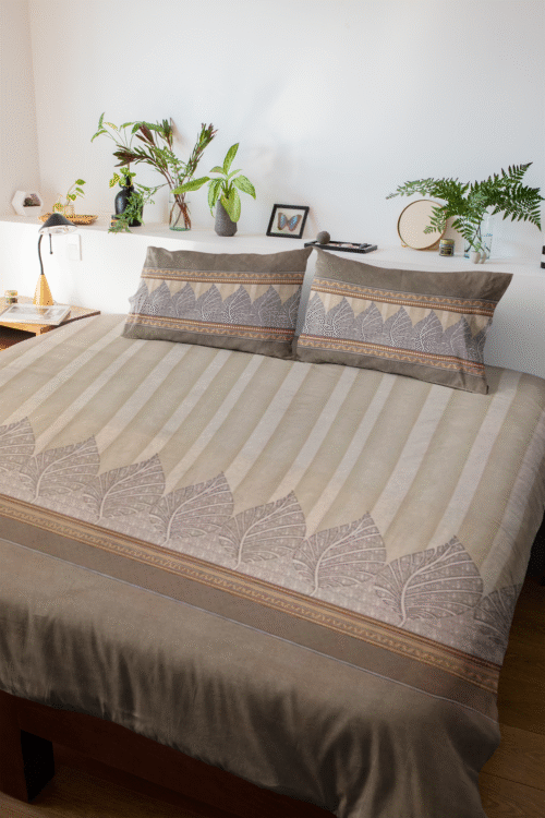 JAIPURI COTTON SCREEN PRINTED BEDSHEET