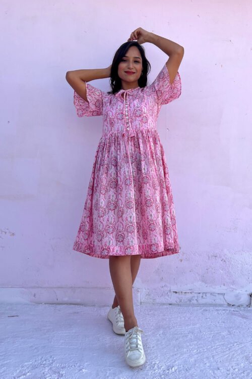 BERRY BLOOM BREEZY DRESS